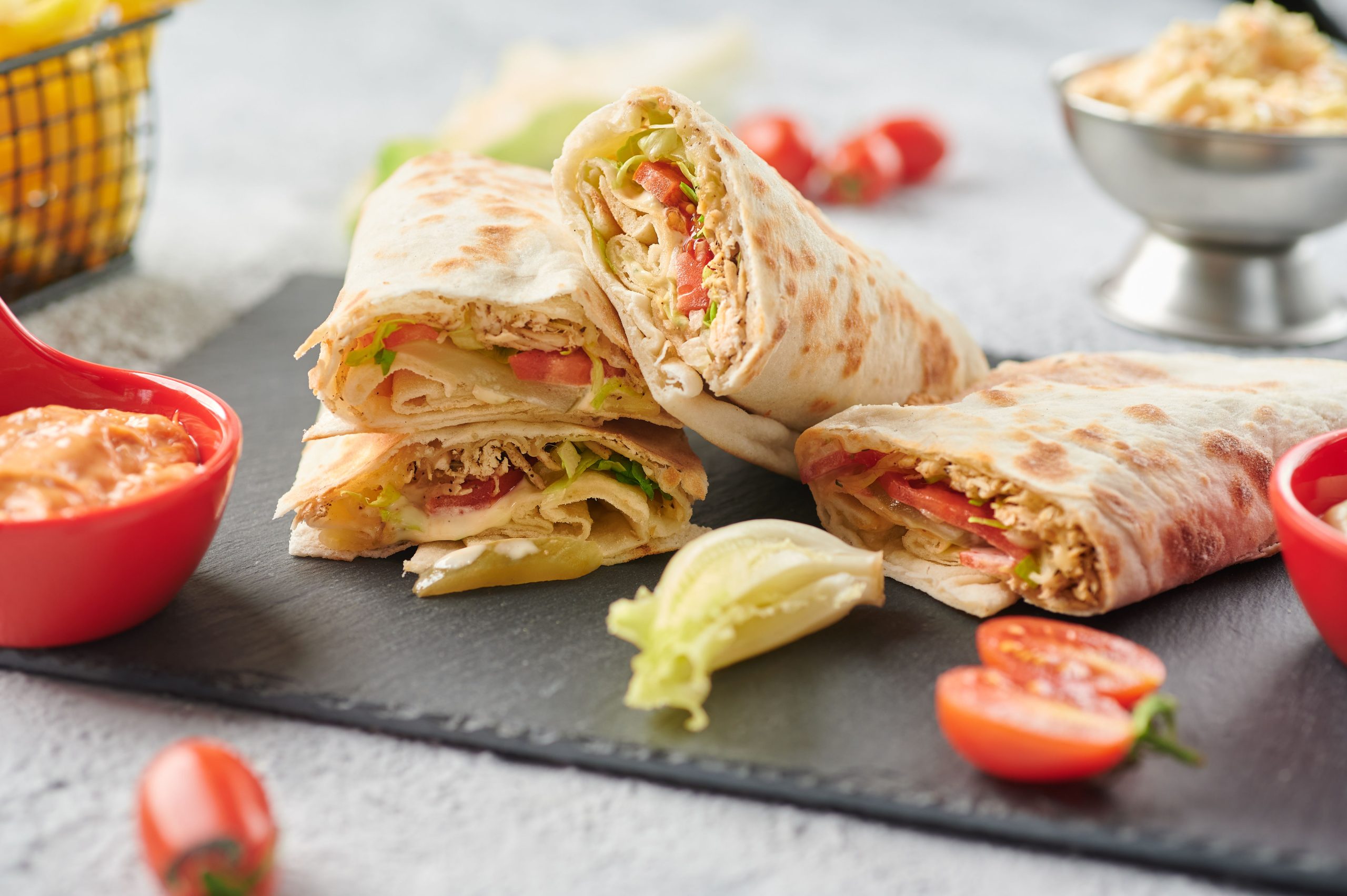 Chicken Pita Wrap Meal