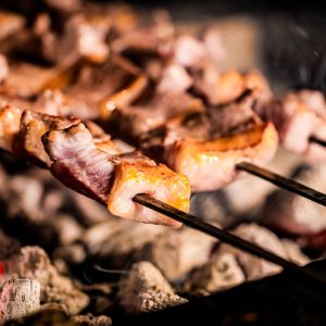 Charcoal Grilled Lamb Skewer