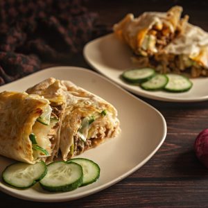 Lamb Wrap with Tzatziki