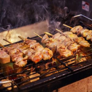 Charcoal Grilled Chicken Skewer