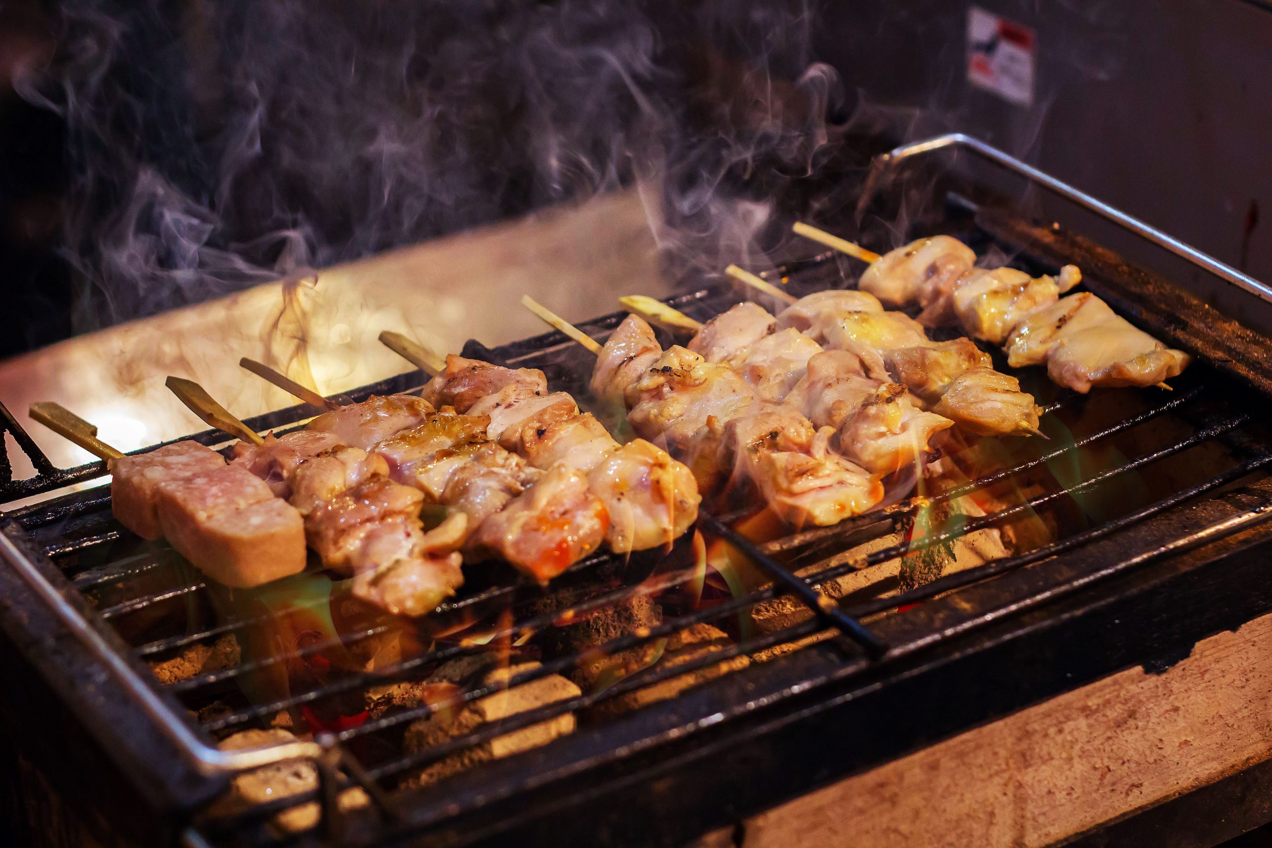 Charcoal Grilled Chicken Skewer