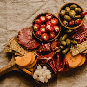 Marinated Olives & Roasted Pepper Platter