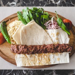 Double Meat Lamb Pita Wrap