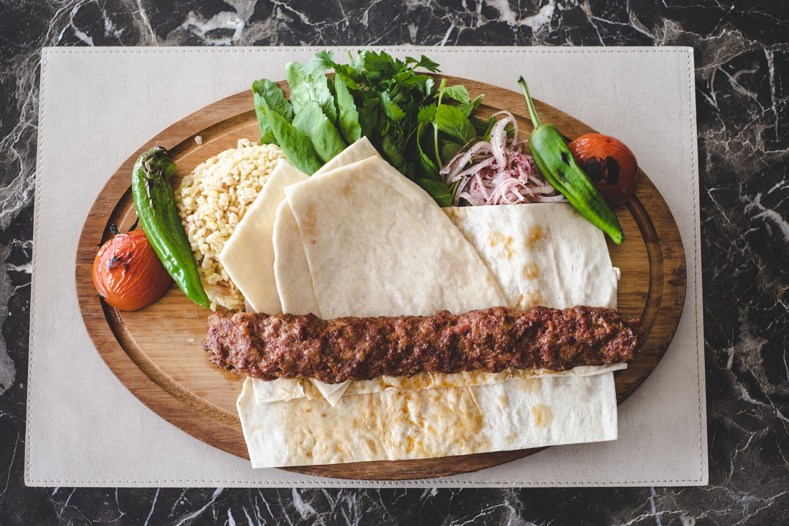 Double Meat Lamb Pita Wrap