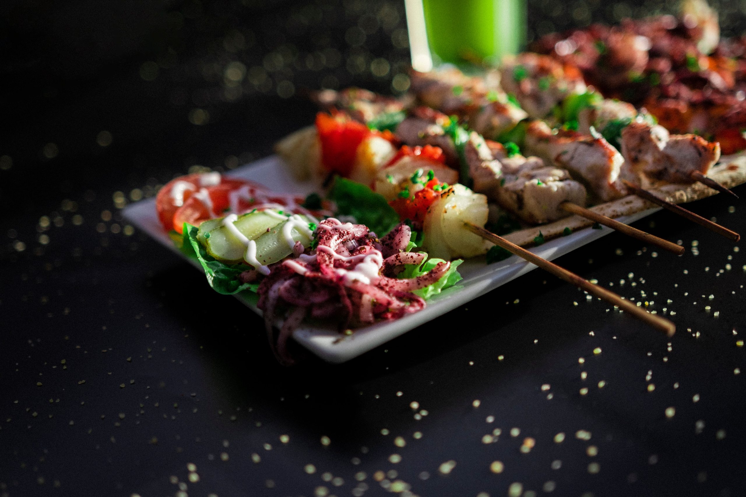 Chicken & Vegetable Combined Skewer