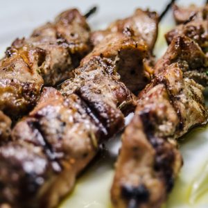 Marinated Lamb Skewer Single Portion