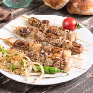 Grilled Lamb Portion Without Bread