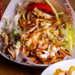 Double Meat Chicken Pita Wrap