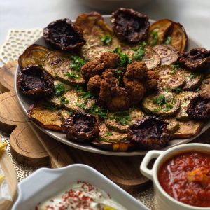 Chargrilled Courgette & Aubergine Platter