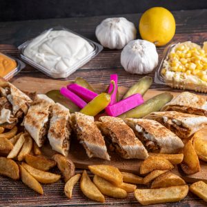 Pita Wrap Meal With Chips