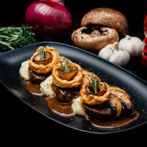 Garlic Butter Mushroom Sharing Plate