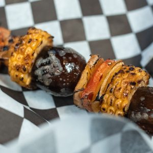 Grilled Mushroom Skewer
