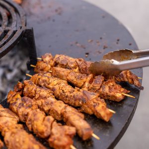 Skewer Sharing Tray Four People