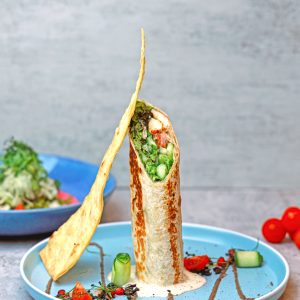 Vegetable & Hummus Pita Wrap