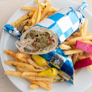 Lamb Pita Wrap Meal